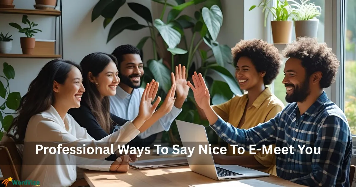 Nice To E-Meet You