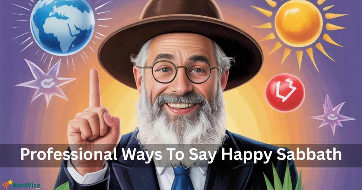 Ways To Say Happy Sabbath